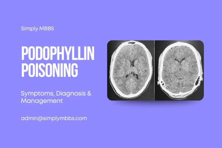 Podophyllin-Poisoning