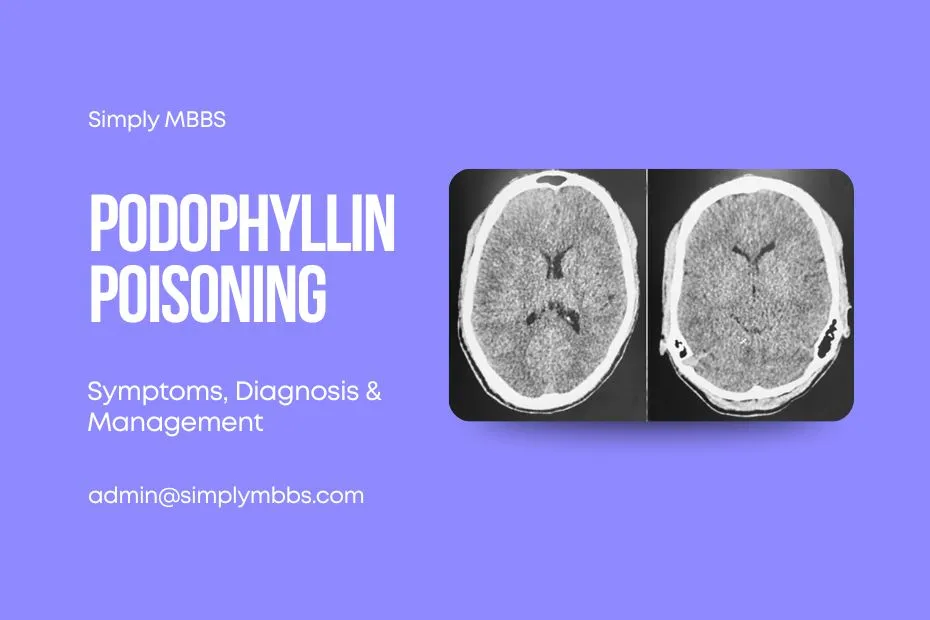 Podophyllin-Poisoning