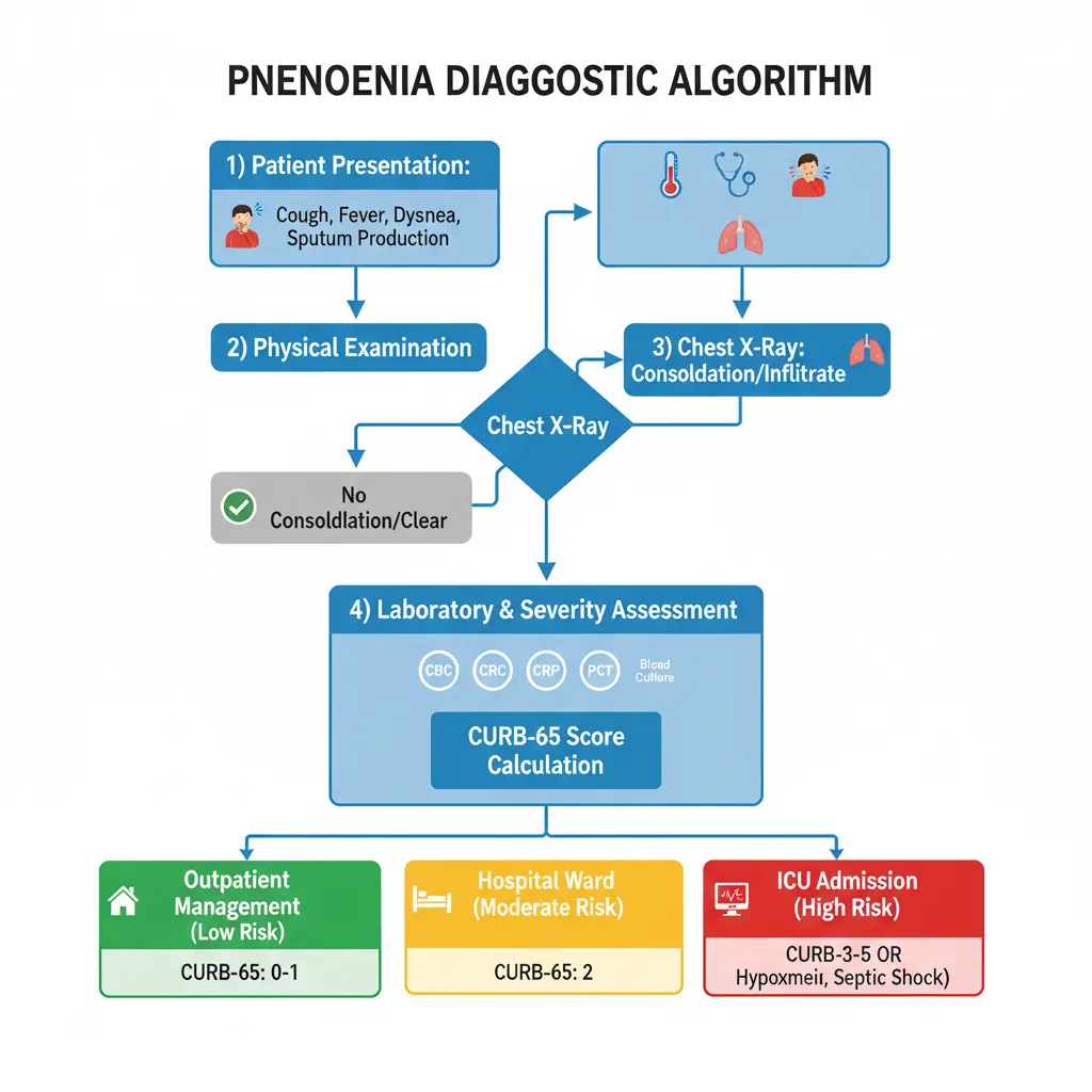 Diagnostic Approach: Step-by-Step Clinical Assessment Pneumonia