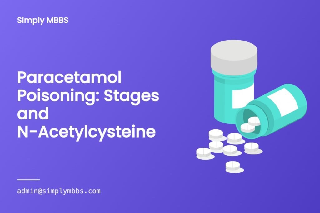 Paracetamol Poisoning: Stages and N-Acetylcysteine